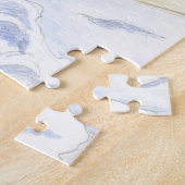 夜の冬門 ジグソーパズル (側面)