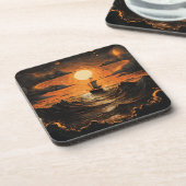 夜の出帆船 コースター (左側)