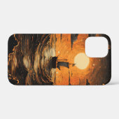 夜の出帆船 Case-Mate iPhoneケース (裏面 (横))