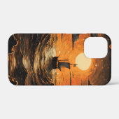 夜の出帆船 Case-Mate iPhoneケース (裏面 (横))