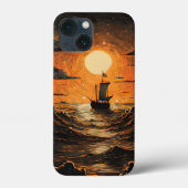 夜の出帆船 Case-Mate iPhoneケース (裏面)