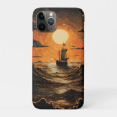 夜の出帆船 Case-Mate iPhoneケース (裏)