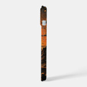 夜の出帆船 iPhone 15ケース (左側面)