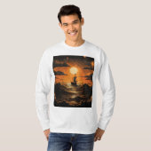 夜の出帆船 Tシャツ (正面フル)