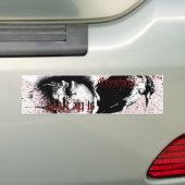 夜の創造物-高いステッカー バンパーステッカー (車上)