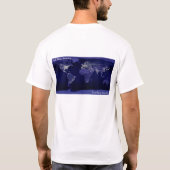夜の地球 Tシャツ (裏面)
