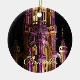 夜の壮大な場所 セラミックオーナメント