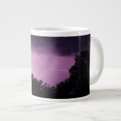 夜の夏の稲妻 ジャンボコーヒーマグカップ (正面右)