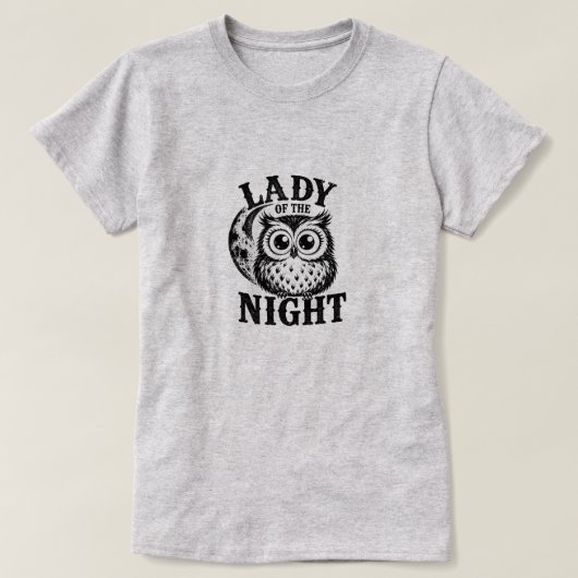 夜の女神 Tシャツ (デザイン正面)