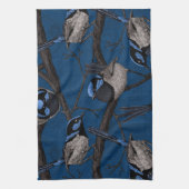 夜の妖精のレンチ キッチンタオル (縦)