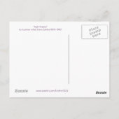 夜の妖精 ポストカード (裏面)