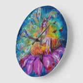 夜の妖精 ラージ壁時計 (傾斜)