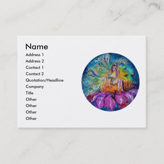 夜の妖精 名刺 (正面)