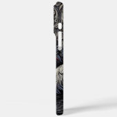 夜の威厳: 白い狼 Case-Mate iPhoneケース (裏面 / 左)