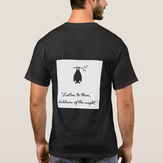 『夜の子どもたち』 Tシャツ (裏面)