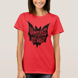 夜の宴:ヴァンパイアのハロウィンパーティー Tシャツ