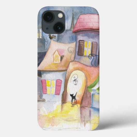 夜の小さな町 Case-Mate iPhoneケース (裏面)