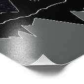 夜の山々 フォトプリント            (角)