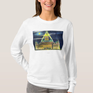 夜の州の国会議事堂の建物 Tシャツ