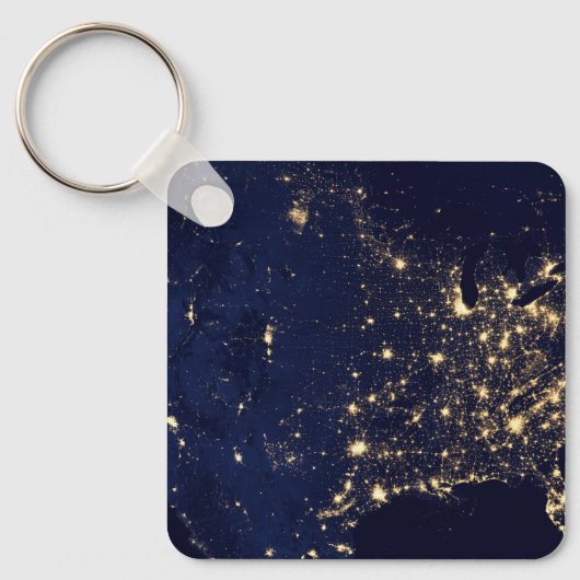 夜の州の統一された街灯。 キーホルダー (正面)