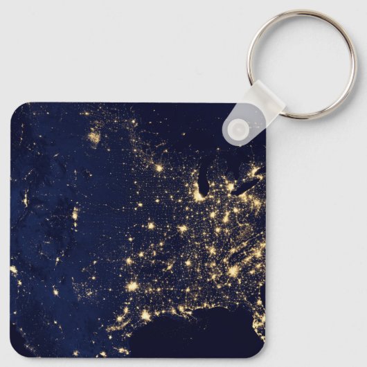 夜の州の統一された街灯。 キーホルダー (裏面)