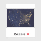 夜の州の統一された街灯。 シール (シート)