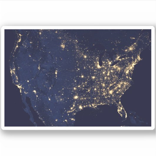 夜の州の統一された街灯。 シール (正面)