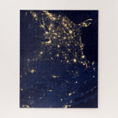 夜の州の統一された街灯。 ジグソーパズル (縦)