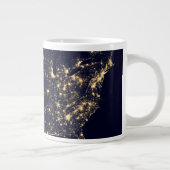 夜の州の統一された街灯。 ジャンボコーヒーマグカップ (右)