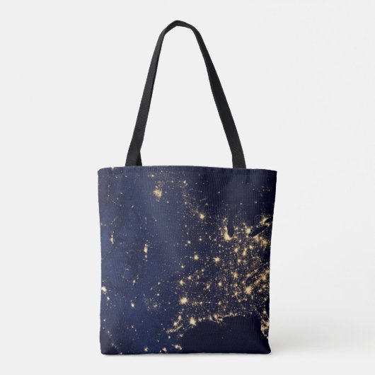 夜の州の統一された街灯。 トートバッグ (裏面)
