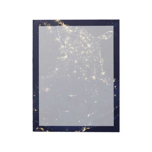 夜の州の統一された街灯。 ノートパッド (回転)