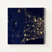 夜の州の統一された街灯。 ノートブック (裏面)