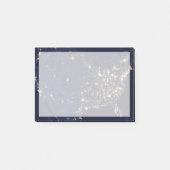 夜の州の統一された街灯。 ポストイット (正面)