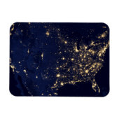 夜の州の統一された街灯。 マグネット (横)