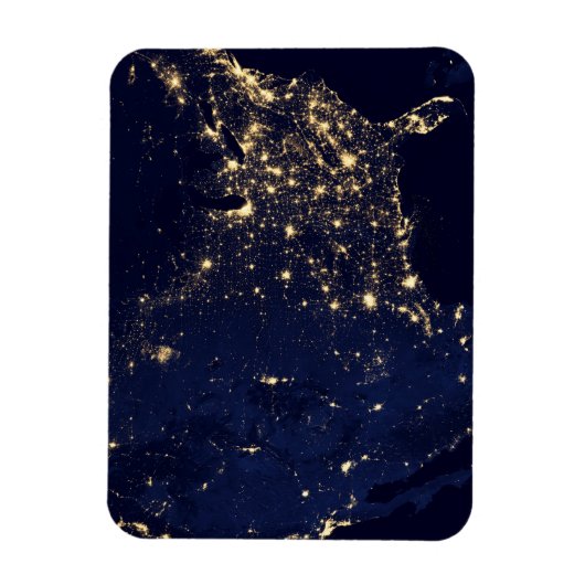 夜の州の統一された街灯。 マグネット (縦)