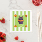 夜の幽霊のよく出るパーティー誕生日 – ハロウィーンの夜 スタンダードカクテルナプキン (インサイチュ)