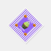 夜の幽霊のよく出るパーティー誕生日 – ハロウィーンの夜 スタンダードカクテルナプキン (角)