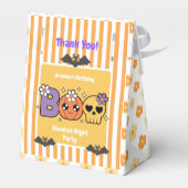 夜の幽霊のよく出るパーティー誕生日 – ハロウィーンの夜 フェイバーボックス (裏面サイド)