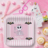 夜の幽霊のよく出るパーティー誕生日 – ハロウィーンの夜 ペーパープレート (パーティー)