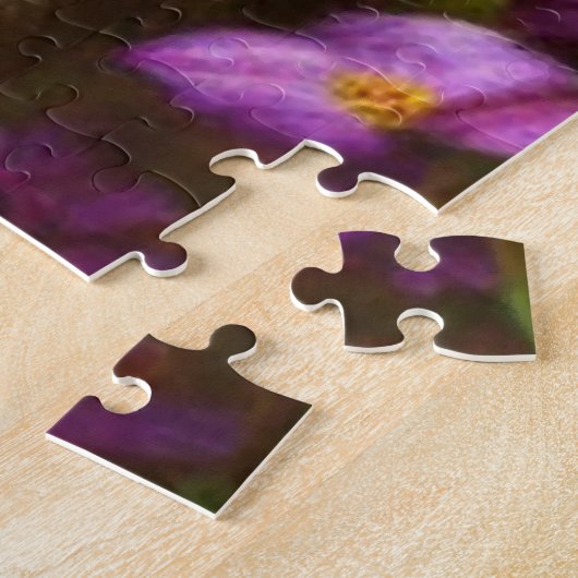 夜の庭で美しいエジプトのマウ猫 ジグソーパズル (側面)