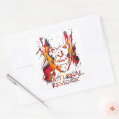 夜の復讐バンパイア スクエアシール (封筒)