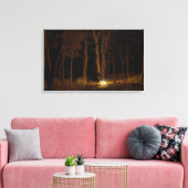夜の恐怖 キャンバスプリント (インサイチュ (リビング))