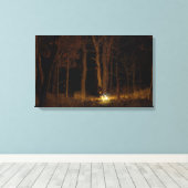 夜の恐怖 キャンバスプリント (インサイチュ (ウッドフロア))