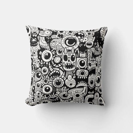 夜の恐怖 クッション (正面)