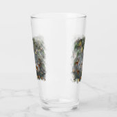 夜の愛らしいトナカイ タンブラーグラス (左)