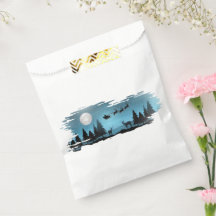 夜の愛らしいトナカイ