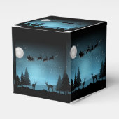 夜の愛らしいトナカイ フェイバーボックス (正面サイド)