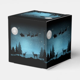 夜の愛らしいトナカイ フェイバーボックス