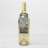 夜の愛らしいトナカイ ボトルネックタグ (ボトル)