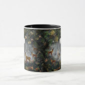 夜の愛らしいトナカイ マグカップ (中央)